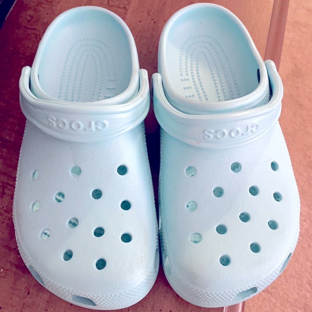 Turquoise/Aqua Crocs